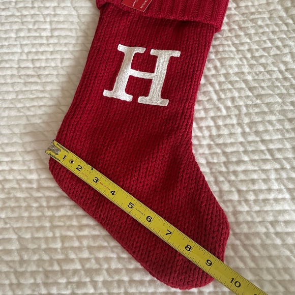 TARGET WONDERSHOP MONOGRAM "H" CHRISTMAS SWEATER STOCKING - Picture 6 of 7